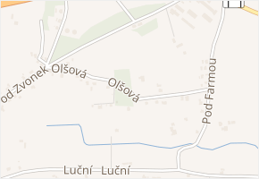 Olšová v obci Český Těšín - mapa ulice