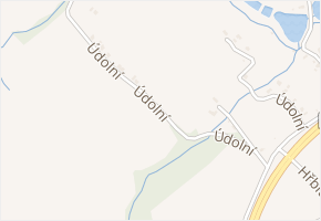 Údolní v obci Český Těšín - mapa ulice