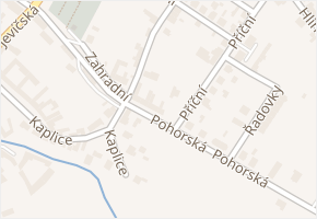 Pohorská v obci Cetkovice - mapa ulice