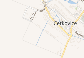 Polní v obci Cetkovice - mapa ulice