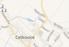 Školní v obci Cetkovice - mapa ulice