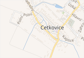 Velká Strana v obci Cetkovice - mapa ulice