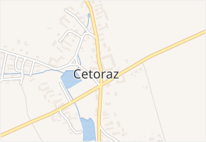 Cetoraz v obci Cetoraz - mapa části obce