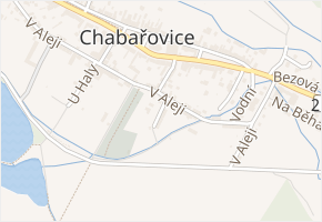 Libušina v obci Chabařovice - mapa ulice