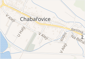 Radniční v obci Chabařovice - mapa ulice