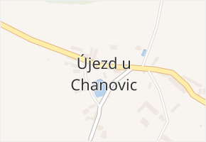Újezd u Chanovic v obci Chanovice - mapa části obce