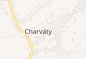 Charváty v obci Charváty - mapa části obce