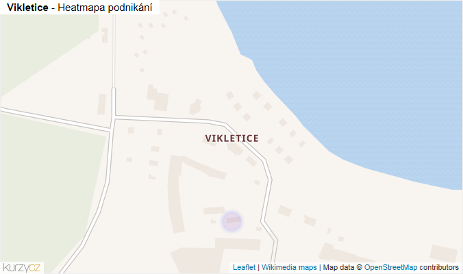 Mapa Vikletice - Firmy v části obce.