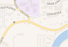 Boženy Němcové v obci Cheb - mapa ulice