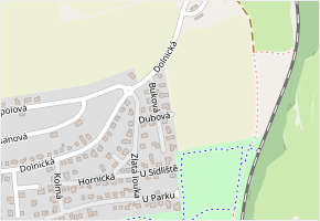 Buková v obci Cheb - mapa ulice