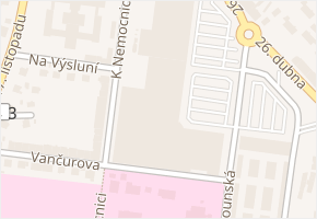 Dragounská v obci Cheb - mapa ulice