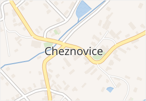 Cheznovice v obci Cheznovice - mapa části obce