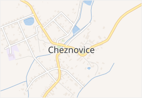 Na Plotech v obci Cheznovice - mapa ulice