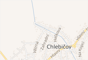 Máchova v obci Chlebičov - mapa ulice