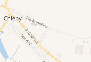 Na Kopečku v obci Chleby - mapa ulice