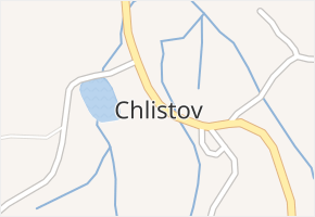 Chlistov v obci Chlistov - mapa části obce