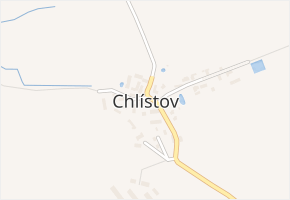Chlístov v obci Chlístov - mapa části obce