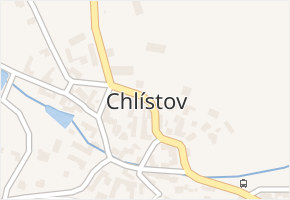 Chlístov v obci Chlístov - mapa části obce