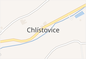 Chlístovice v obci Chlístovice - mapa části obce