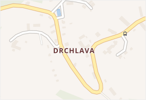 Drchlava v obci Chlum - mapa části obce