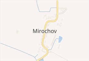 Mirochov v obci Chlum u Třeboně - mapa části obce