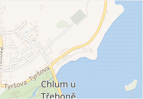 Tyršova v obci Chlum u Třeboně - mapa ulice