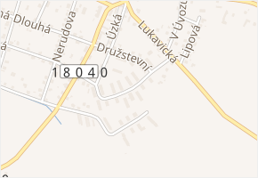 Boženy Němcové v obci Chlumčany - mapa ulice