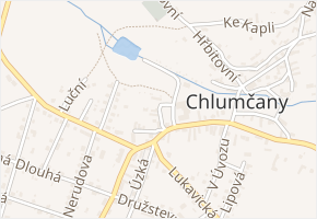 Krátká v obci Chlumčany - mapa ulice