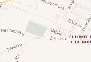 Alejská v obci Chlumec nad Cidlinou - mapa ulice
