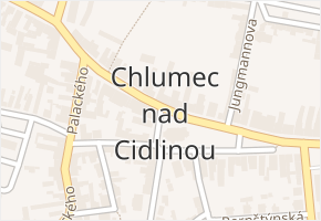 Na Vyhlídce v obci Chlumec nad Cidlinou - mapa ulice