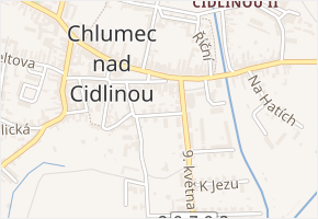 Pernštýnská v obci Chlumec nad Cidlinou - mapa ulice