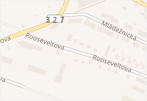 Rooseveltova v obci Chlumec nad Cidlinou - mapa ulice