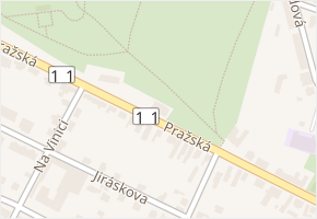 U Nemocnice v obci Chlumec nad Cidlinou - mapa ulice
