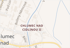 V Lipkách v obci Chlumec nad Cidlinou - mapa ulice