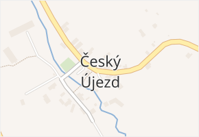 Český Újezd v obci Chlumec - mapa části obce