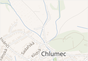Příkrá v obci Chlumec - mapa ulice