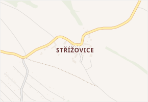 Střížovice v obci Chlumec - mapa ulice