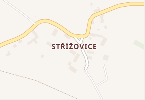 Střížovice v obci Chlumec - mapa části obce