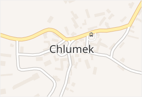 Chlumek v obci Chlumek - mapa části obce