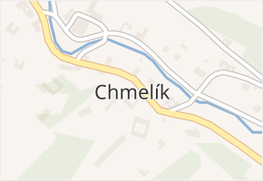 Chmelík v obci Chmelík - mapa části obce