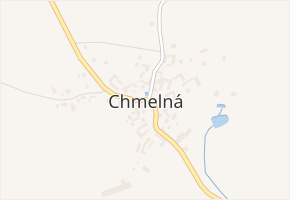 Chmelná v obci Chmelná - mapa části obce