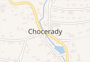 Horní Lipská v obci Chocerady - mapa ulice