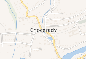 Ke Hřbitovu v obci Chocerady - mapa ulice