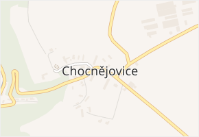 Chocnějovice v obci Chocnějovice - mapa části obce