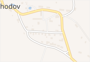 Chodov v obci Chodov - mapa části obce