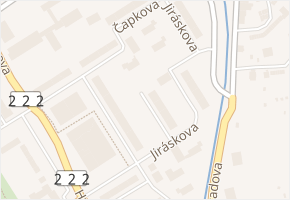 Jiráskova v obci Chodov - mapa ulice