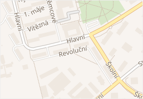 Revoluční v obci Chodov - mapa ulice