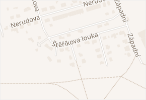 Štěříkova louka v obci Chodov - mapa ulice