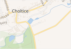 Zahradní v obci Choltice - mapa ulice