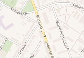 Blatenská v obci Chomutov - mapa ulice